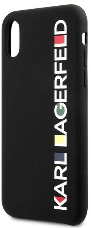 Karl Lagerfeld KLHCPXBHWHBK Apple iPhone X/XS hardcase dėklas telefonui juodos spalvos Glossy Bauhaus