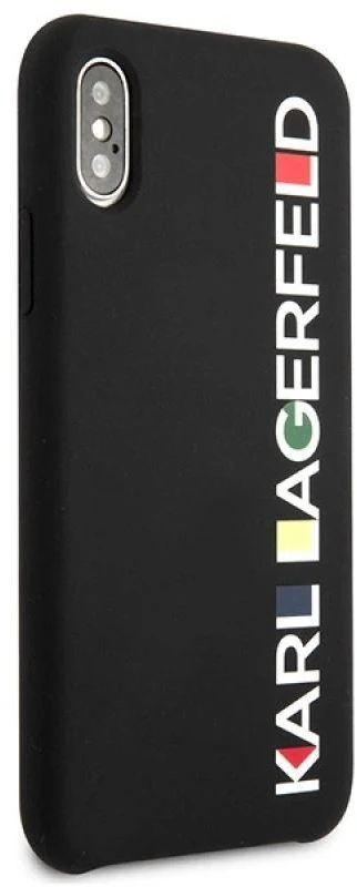 Karl Lagerfeld KLHCPXBHWHBK Apple iPhone X/XS hardcase dėklas telefonui juodos spalvos Glossy Bauhaus