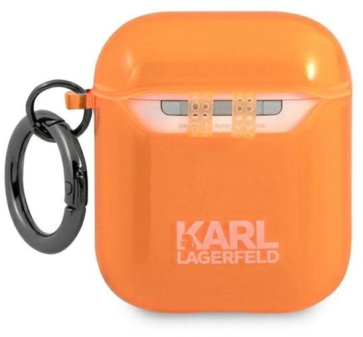 Karl Lagerfeld AIRPODS PRO KLA3UCHFO SILICONE COVER Oranžinis
