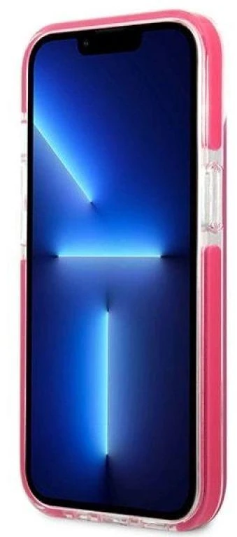 Karl Lagerfeld KLHCP13STPECPI Apple iPhone 13 mini 5,4″ kietas dėklas fuschia Choupette Head