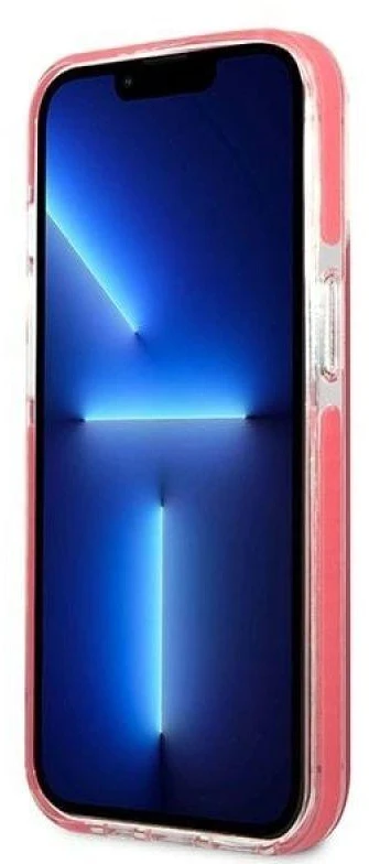 Karl Lagerfeld KLHCP13XTPECPI Apple iPhone 13 Pro Max 6,7″ kietas dėklas fuschia Choupette Head