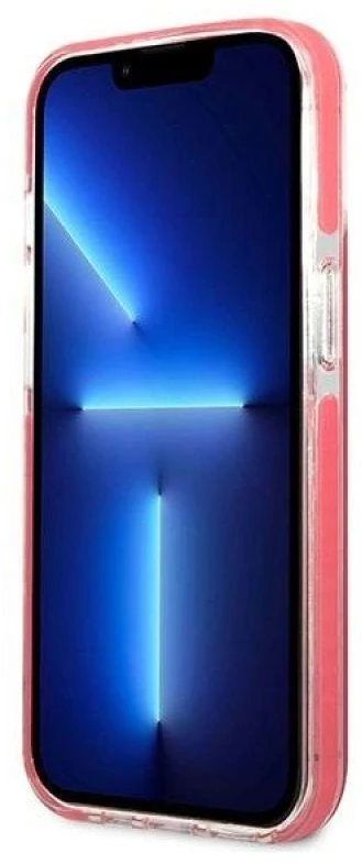 Karl Lagerfeld KLHCP13LTPECPI Apple iPhone 13 Pro / 13 6,1″ kietas dėklas fuschia Choupette Head
