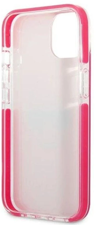 Karl Lagerfeld KLHCP13STPECPI Apple iPhone 13 mini 5,4″ kietas dėklas fuschia Choupette Head