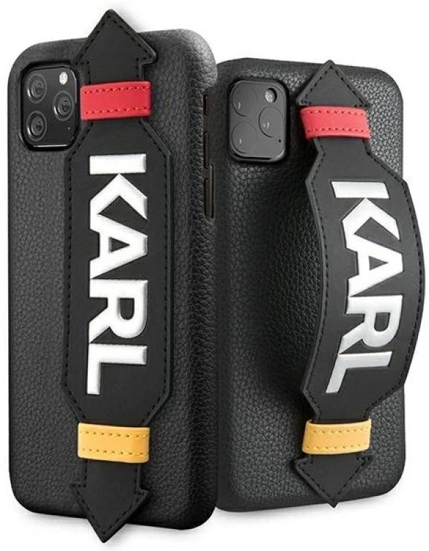 Dėklas Karl Lagerfeld Strap Case for iPhone 11 Pro 5.8" - Juodas