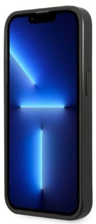 Karl Lagerfeld KLHCP13XMNMP1K iPhone 13 Pro Max 6,7″ kietas dėklas juodos spalvos Monogram Plaque