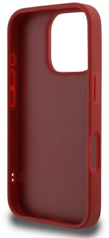 Karl Lagerfeld KLHCP16LPQDSMGR Apple iPhone 16 Pro 6.3″ red kietas dėklas Quilted Signature
