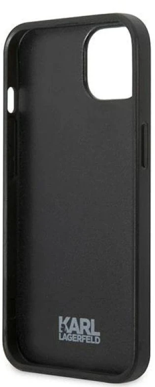 Dėklas Karl Lagerfeld KLHCP13SPMNFIK1 Apple iPhone 13 mini 5,4″ pilkos spalvos Flower Ikonik Karl