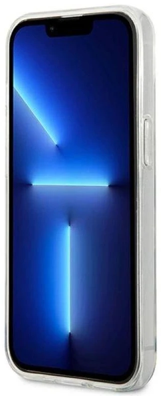 Dėklas Karl Lagerfeld KLHCP13SHFLT IPHONE 13 MINI 5.4 "TRANSPARENT/TRANSPARENT FLOWER IKONIK KARL