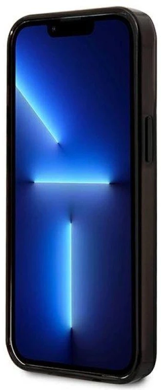 Karl Lagerfeld KLHCP13LTGKCK Apple iPhone 13 Pro / 13 6,1″ kietas dėklas juodos spalvos Gradient Ikonik Karl & Cho