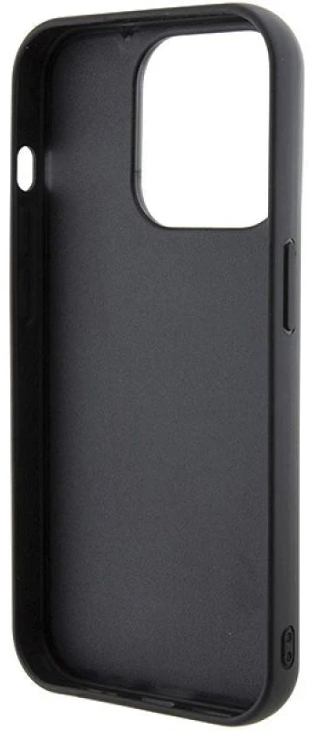 Dėklas Karl Lagerfeld KLHCP15LGSAKCPK IPHONE 15 PRO 6.1 "Juodas/Juodas HARDCASE GRIPSTAND SAFFIANO KARL & CHUPETTE PINS