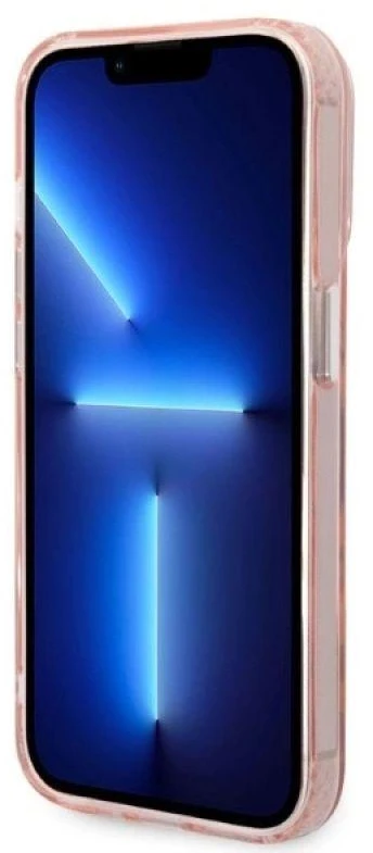 Karl Lagerfeld IML NFT Karl & Choupette MagSafe - dėklas skirtas Apple iPhone 14 Pro Max Rožinė