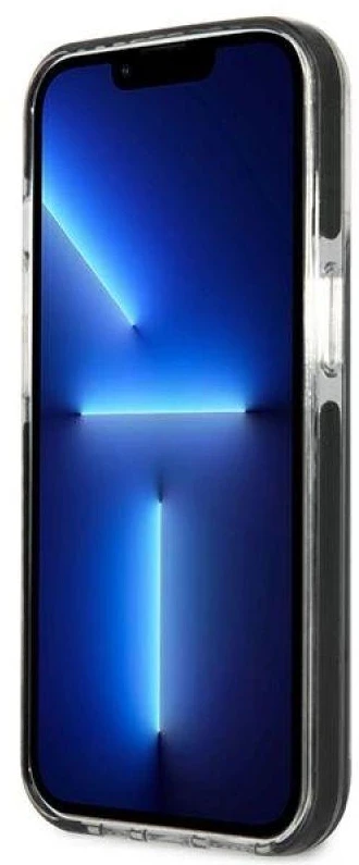 Karl Lagerfeld KLHCP13LTPEIKK Apple iPhone 13 Pro / 13 6,1″ kietas dėklas juodos spalvos Iconik Karl