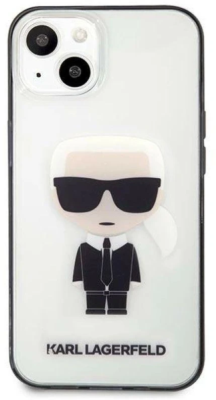 Dėklas Karl Lagerfeld KLHCP13SHIKCK Apple iPhone 13 mini 5,4″ skaidrus Ikonik Karl