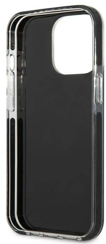 Karl Lagerfeld KLHCP13LTPEIKK Apple iPhone 13 Pro / 13 6,1″ kietas dėklas juodos spalvos Iconik Karl