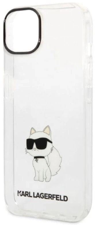 Karl Lagerfeld KLHCP14MHNCHTCT iPhone 14 Plus 6,7" permatomas kietas dėklas IML NFT Choupette