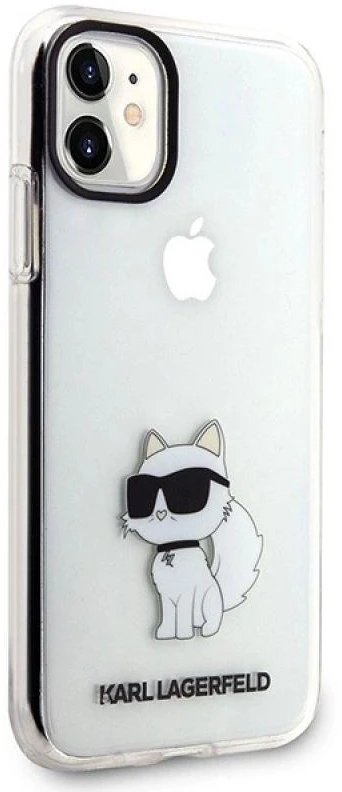 Karl Lagerfeld KLHCN61HNCHTCT Apple iPhone 11/ Xr 6,1″ skaidrus kietas dėklas Ikonik Choupette