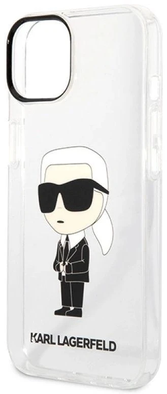 Dėklas Karl Lagerfeld KLHCP14MHNIKTCT IPHONE 14 PLUS / 15 PLUS 6.7 "TRANSPARENT HARDCASE IKONIK Karl Lagerfeld