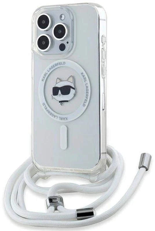 Karl Lagerfeld KLHMP14XHCCHNT Apple iPhone 14Pro Max 6.7″ kietas dėklas skaidrus IML Choupette Head & Cord M