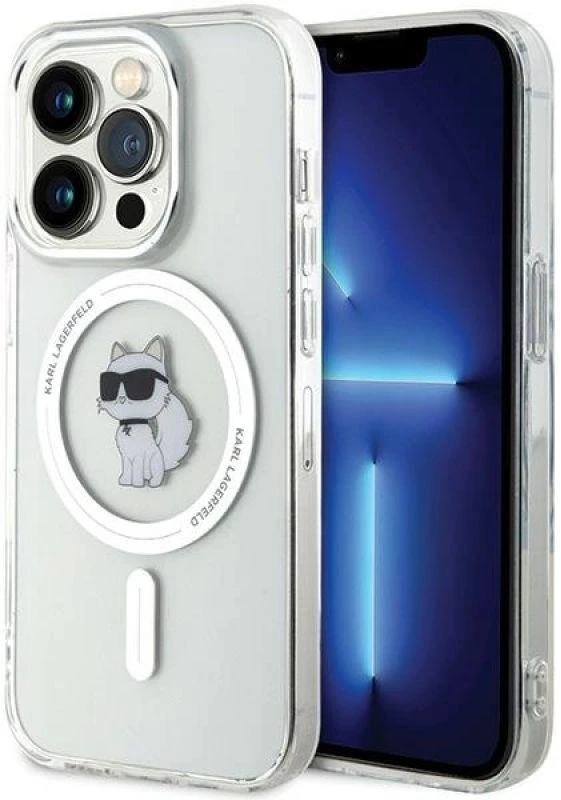 Karl Lagerfeld KLHMP13LHFCCNOT Apple iPhone 13 Pro / 13 6.1″ skaidrus kietas dėklas IML Choupet