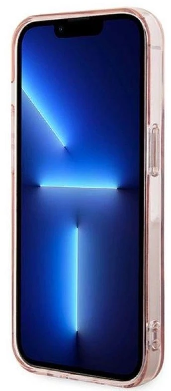 Karl Lagerfeld KLHMP14LHFCCNOP Apple iPhone 14 Pro 6.1″ rožinės spalvos kietas dėklas IML Choupette MagSafe