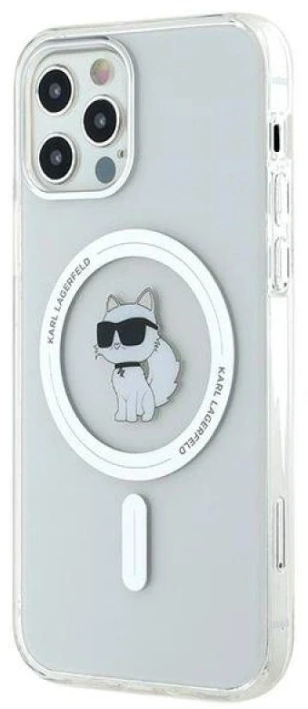 Karl Lagerfeld KLHMP12MHFCCNOT Apple iPhone 12/12 Pro 6.1″ skaidrus kietas dėklas IML Choupette