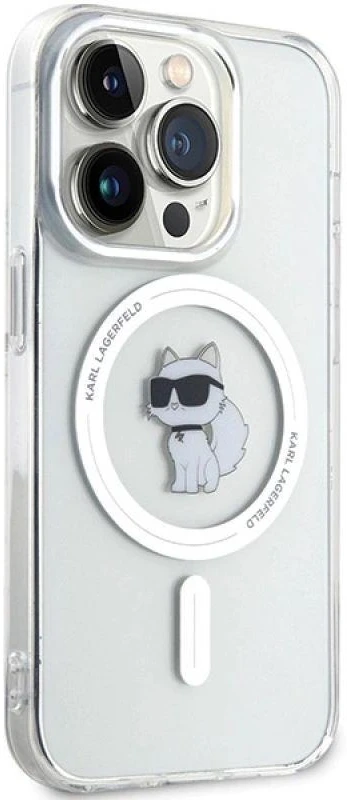 Karl Lagerfeld KLHMP13LHFCCNOT Apple iPhone 13 Pro / 13 6.1″ skaidrus kietas dėklas IML Choupet