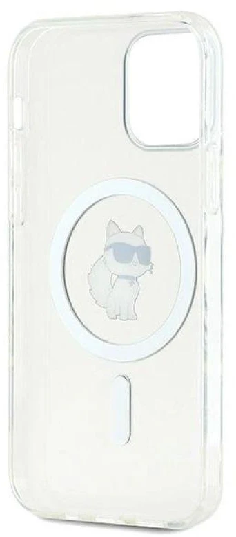 Karl Lagerfeld KLHMP12MHFCCNOT Apple iPhone 12/12 Pro 6.1″ skaidrus kietas dėklas IML Choupette