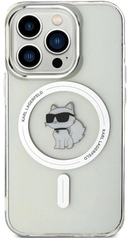 Karl Lagerfeld KLHMP13LHFCCNOT Apple iPhone 13 Pro / 13 6.1″ skaidrus kietas dėklas IML Choupet