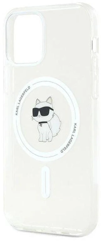 Karl Lagerfeld KLHMP12MHFCCNOT Apple iPhone 12/12 Pro 6.1″ skaidrus kietas dėklas IML Choupette