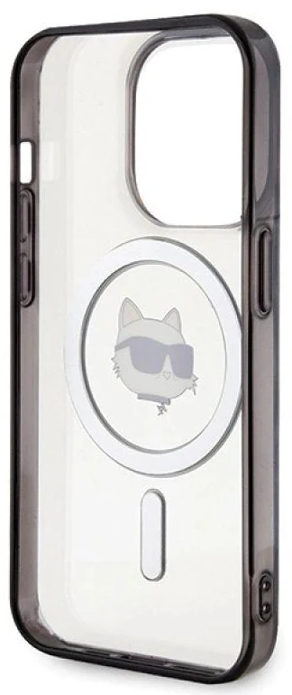 Karl Lagerfeld KLHMP15LHCHNOTK Apple iPhone 15 Pro 6.1″ skaidrus kietas dėklas IML Choupette`s Head MagSafe