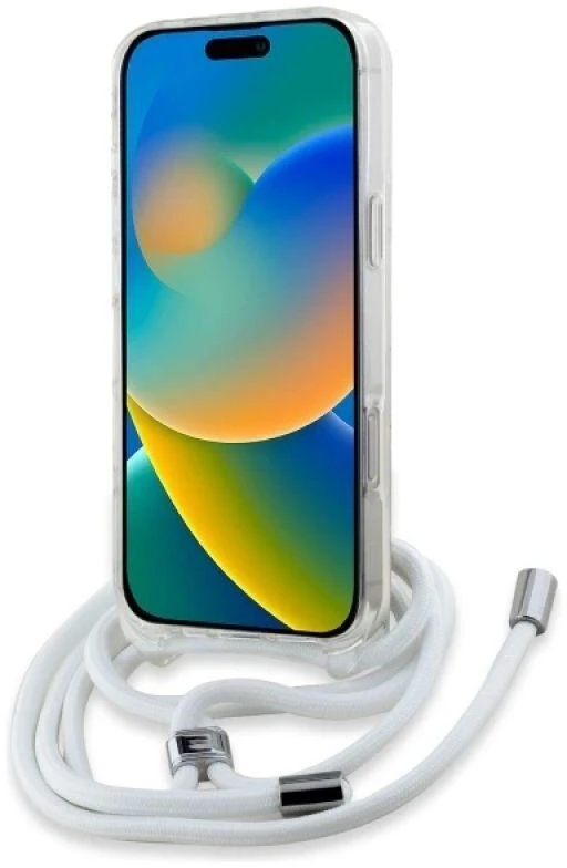 Karl Lagerfeld KLHMP16XHCKHNT Apple iPhone 16 Pro Max 6.9″ kietas dėklas skaidrus Crossbody IML Karl Head M
