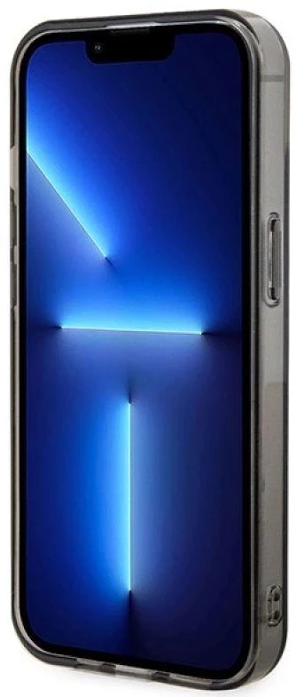 Karl Lagerfeld KLHMP15SHFCKNOK Apple iPhone 15/ 14 / 13 6.1″ juodos spalvos kietas dėklas IML Ikonik MagSafe