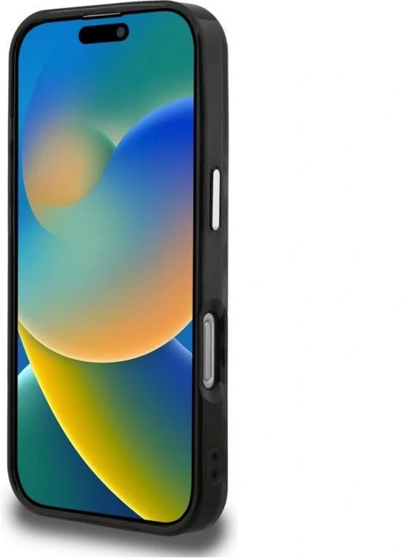 „Karl Lagerfeld IML“ leopardo rašto „MagSafe“ dėklas, skirtas „iPhone 16 Pro Max“ – Juodas