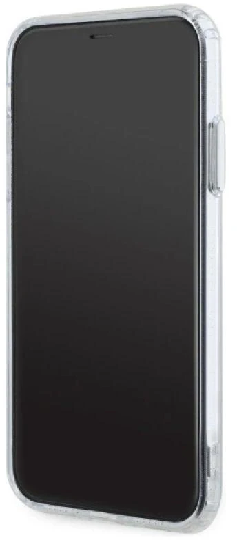 Karl Lagerfeld KLHMN61HLSCHH Apple iPhone 11 / Xr 6.1″ baltos spalvos kietas dėklas IML Metal Choupette Head Mag