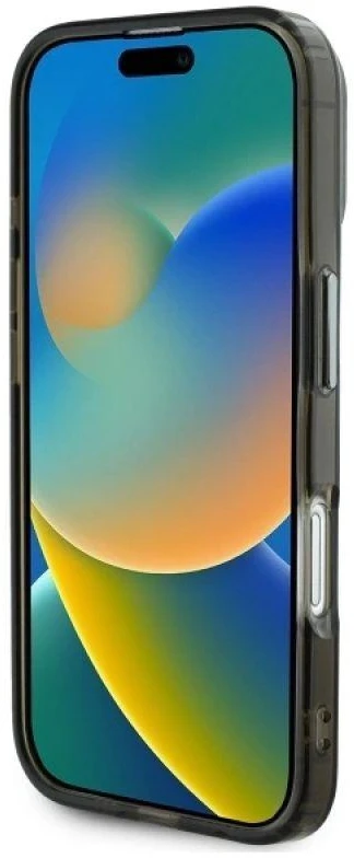 Karl Lagerfeld KLHMP16MHLSCHK Apple iPhone 16 Plus 6.7″ juodos spalvos kietas dėklas IML Metal Choupette Head MagS