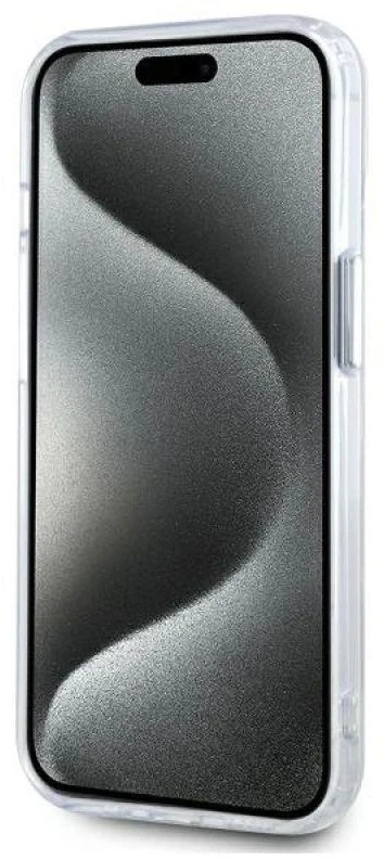 Karl Lagerfeld KLHMP14SHLSKCH Apple iPhone 14 6.1" dėklas telefonui baltos spalvos IML Metal Karl&Choupette Head MagSafe