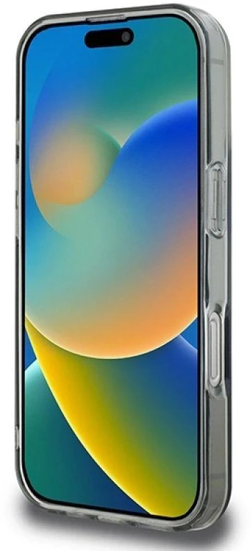 Karl Lagerfeld KLHMP16LHLSKCK Apple iPhone 16 Pro 6.3″ juodos spalvos kietas dėklas IML Metal Karl&Choupette Head