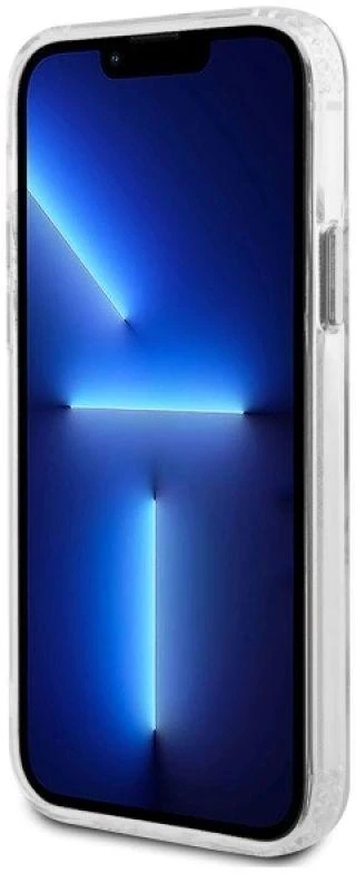 Karl Lagerfeld KLHMP12MHLSCHH Apple iPhone 12 / 12 Pro 6.1″ baltos spalvos kietas dėklas IML Metal Choupette Head