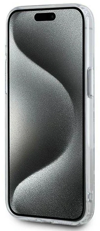 Dėklas Karl Lagerfeld KLHMP15LHMCKMHT Apple iPhone 15 Pro 6.1 skaidrus IML Monogram Karl&Choupet