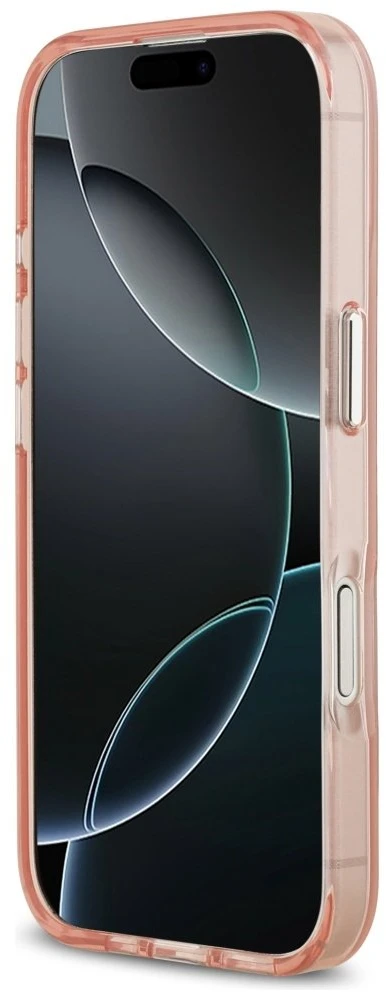 Karl Lagerfeld IML Aquarelle Choupette & Logo MagSafe - dėklas skirtas Apple iPhone 17 pink