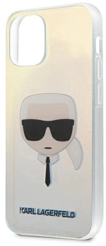 Dėklas Karl Lagerfeld KLHCP12SPCKHML IPHONE 12 MINI 5.4 "MULTICOLOR HARDCASE IRIDESCENT KARL`S HEAD