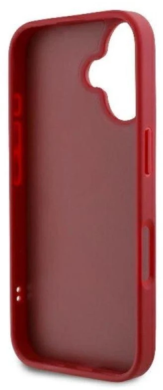 Karl Lagerfeld KLHCP16SPQDSMGR Apple iPhone 16 6.1″ red kietas dėklas Quilted Signature