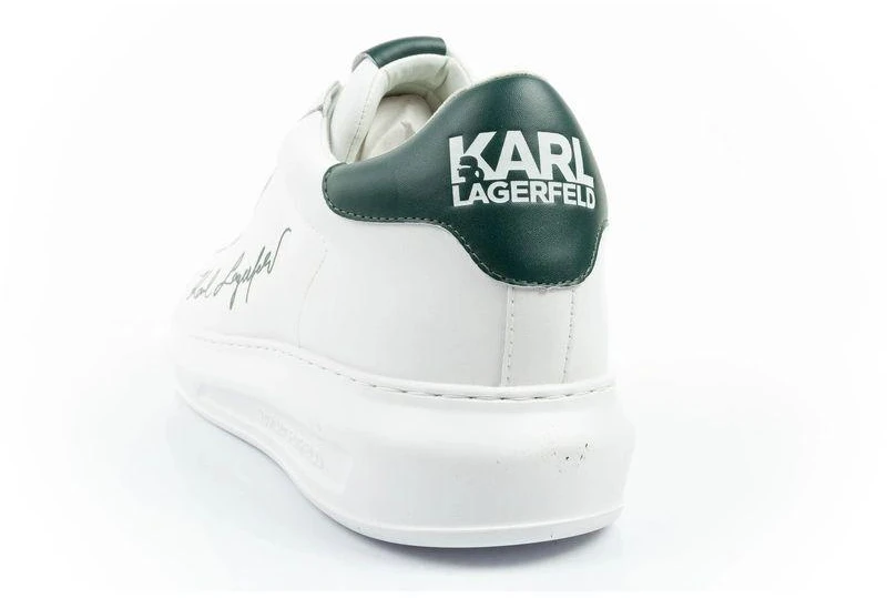 Karl Lagerfeld Kapri vyriški kedai natūrali oda balta