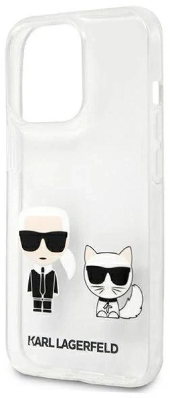 Karl Lagerfeld KLHCP13XCKTR Apple iPhone 13 Pro Max 6,7″ kietas dėklas skaidrus Karl & Choupette