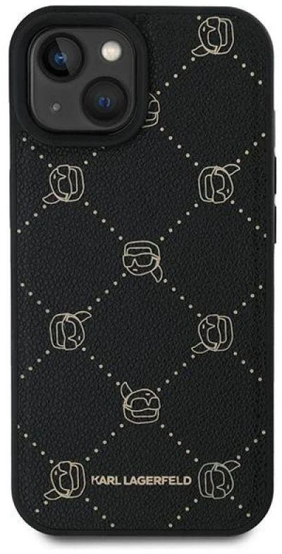 Dėklas Karl Lagerfeld KLHMP15MPGKHPHK Apple iPhone 15 Plus 6.7″ juodos spalvos Magsafe Karl Head