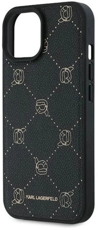 Dėklas Karl Lagerfeld KLHMP15MPGKHPHK Apple iPhone 15 Plus 6.7″ juodos spalvos Magsafe Karl Head