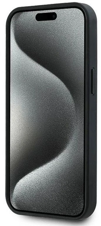 Dėklas Karl Lagerfeld KLHMP15MPGKHPHK Apple iPhone 15 Plus 6.7″ juodos spalvos Magsafe Karl Head