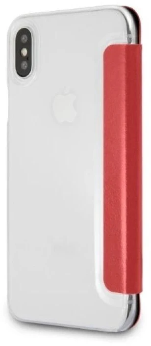 Dėklas Karl Lagerfeld KLFLBKPXKSCORE Apple iPhone X XS knygelė raudona Karl Space Cosmonaut