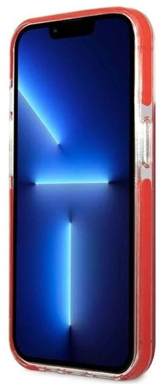Karl Lagerfeld KLHCP13LTPE2TR Apple iPhone 13 Pro / 13 6,1″ kietas dėklas red Karl&Choupette Head