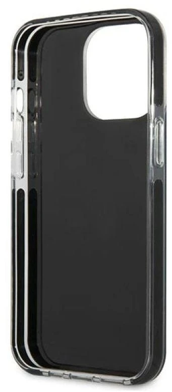 Karl Lagerfeld KLHCP13LTPE2TK Apple iPhone 13 Pro / 13 6,1″ kietas dėklas juodos spalvos Karl&Choupette Head